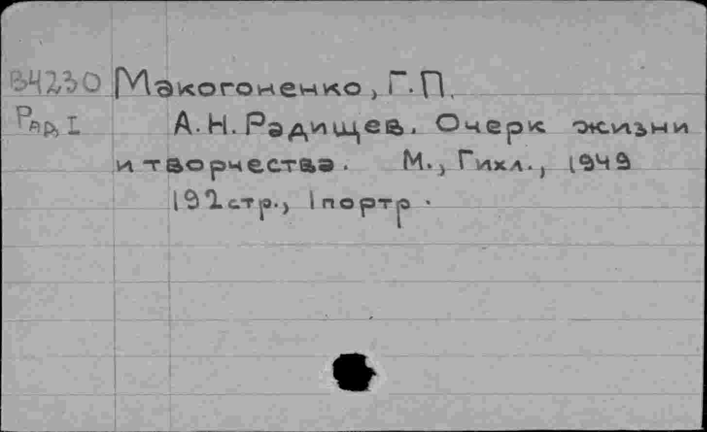 ﻿г- 64Z5O	М^хогоиенАО , t .П	
Taps I		A. H. РэAHuieib• Очерк окльни
	и т	ворчестаа. ЬЦГихл., 1^4 ô IS^G-rp.) 1 порт ja •
		
		
		
		
		
		